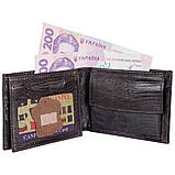 Портмоне шкіряне CANPEL 1409-143 коричневий лазер, фото 5