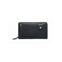 Шкіряний кистьовий клатч BUFFALO BAGS 9019A чорний