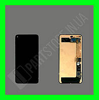 Дисплей Google Pixel 5 із сенсором, чорний (переклеєне скло)