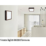 Світильник 4хЕ27 настінно-стельовий накладний Vesta 66382 натуральне дерево, фото 7