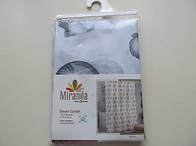 Шторка для ванної кімнати Miranda Star Fish grey 180*200 cм, фото 3