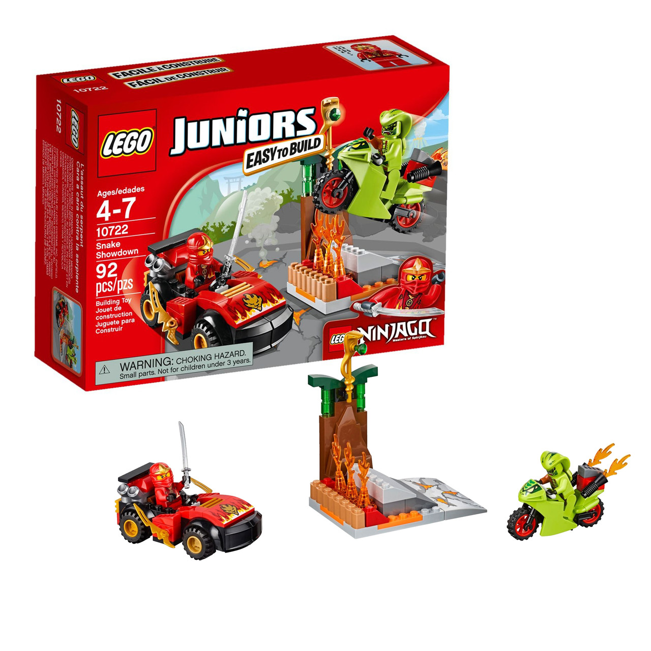 Конструктор лего джуніур Lego Juniors Схватка зі зміями 10722, фото 1