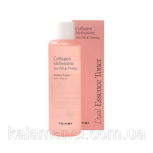 Тонер-есенція з колагеном та ідебеноном Trimay Collagen Idebenone Acti Fill Firming Toner 200мл