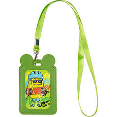 Бейдж вертикальний К20-296-04 на шнурку зелений