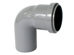 Коліно Ø 40/90° для внутрішньої каналізації Aquer