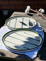 Тарілка Кругла з бортиком 25 см Капучино Olive Ексклюзив