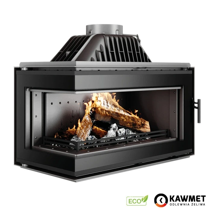 Камінна топка KAWMET W16 LB Black (13.5 kW) ECO, фото 1
