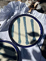 Тарілка Кругла з бортиком 22 см Капучино Кобальт Ексклюзив