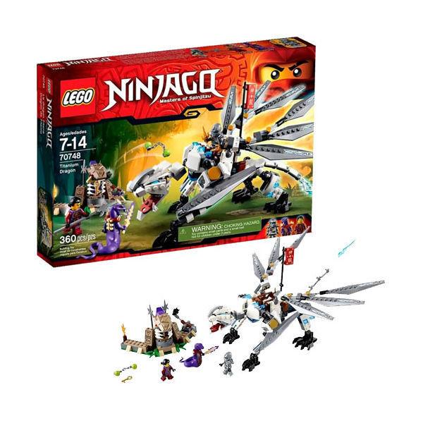 Конструктор лего ніндзя Lego ninjago Титановий дракон 70748