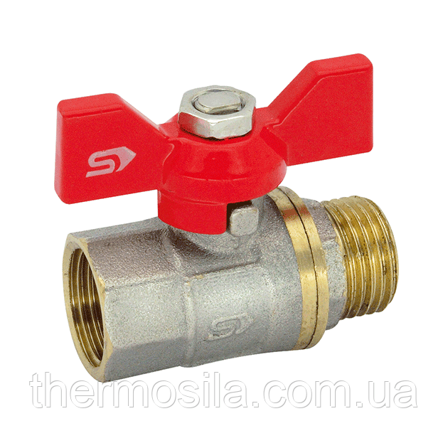 Кран кульовий з/в (метелик) Slovarm 1/2" (КЕ-240)