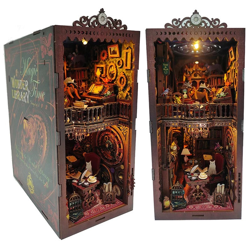 Бук Нук Wonder library Book Nook DIY Бібліотека Чудес Інтерьерний конструктор SL-06