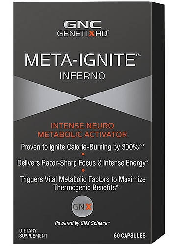 GNC Meta-Ignite Inferno 60 caps - фото 1 - id-p437155627