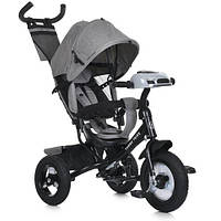 ХІТ! Велосипед коляска детский трехколесный с ручкой Turbo Trike MT 1006-8 серый <MDS