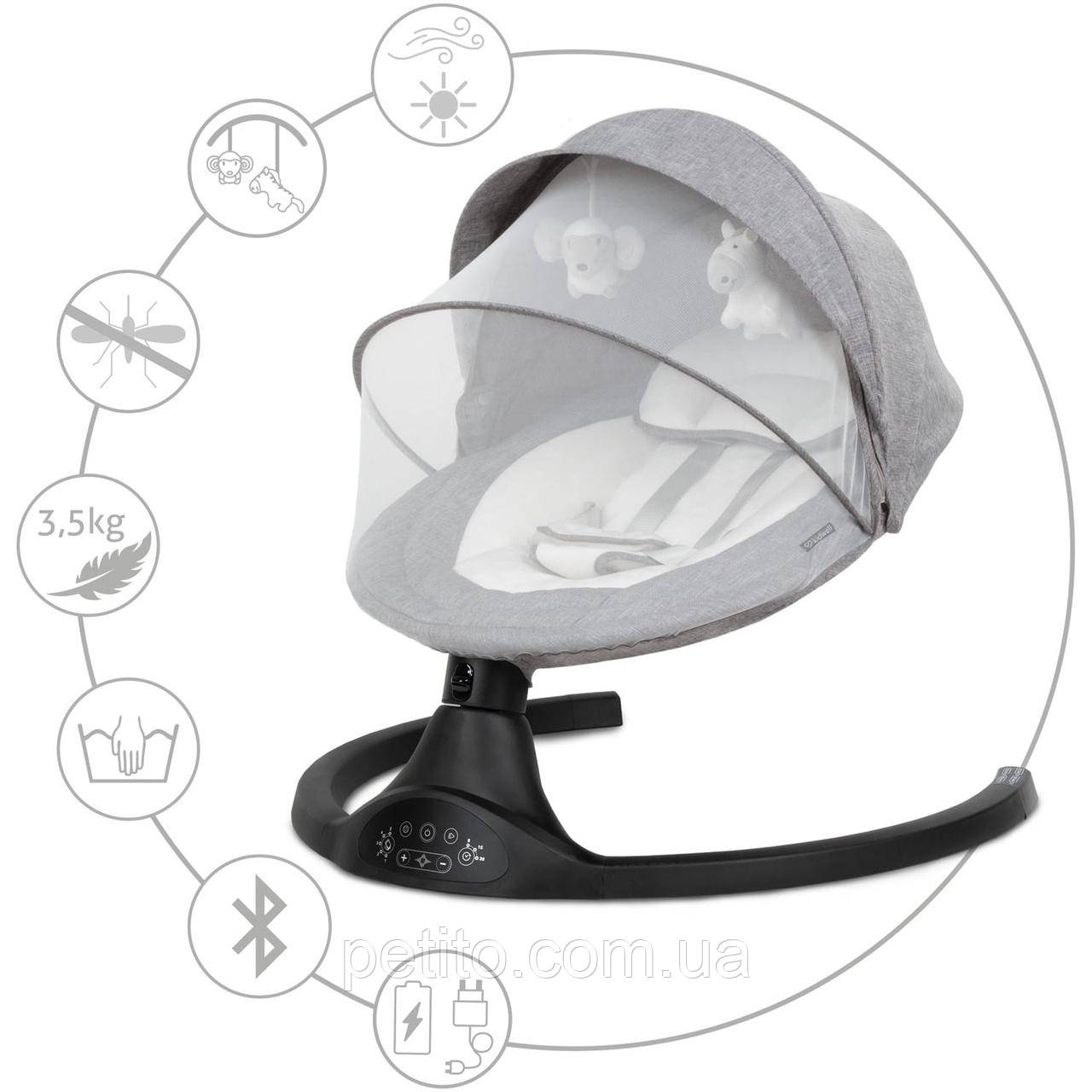 Гойдалка Kidwell Luxi dark melang/black