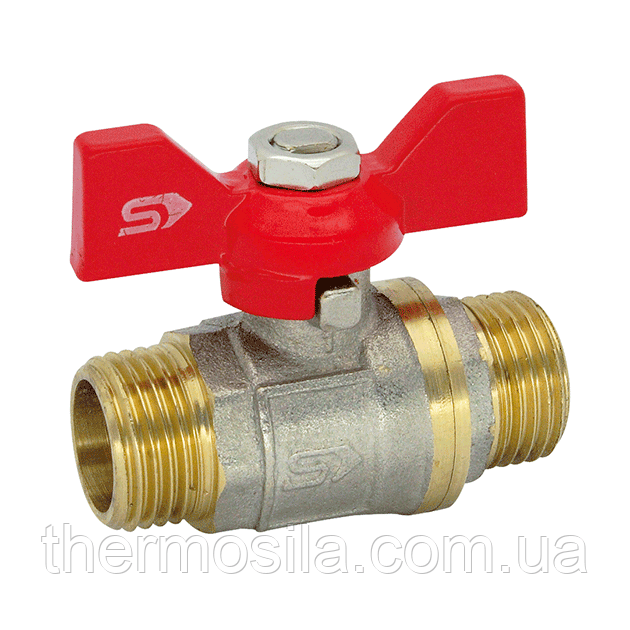 Кран кульовий з/з (метелик) Slovarm 1" (КЕ-250)