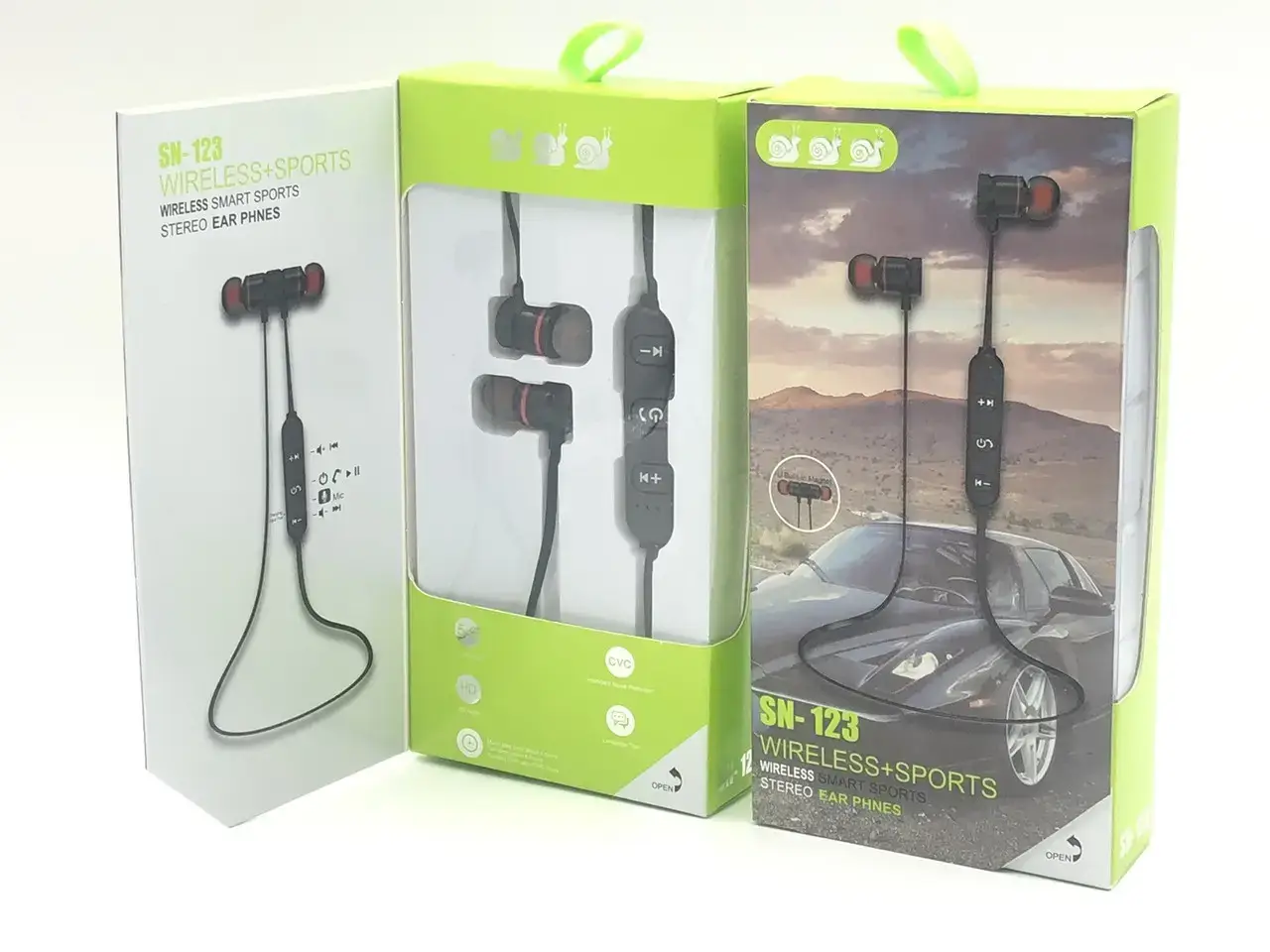 Навушники вакуумні SN123 Bluetooth SPORT (Уцінка)