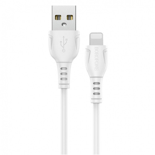 Кабель Borofone BX51 USB - Lightning 2.4A/1m (Білий)