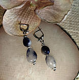 Елегантні сережки з дюмортьєритом від студії LadyStyle.Biz, фото 6