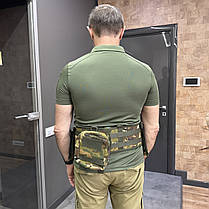 Пояс розвантажувальний з 5 підсумками (варбелт), Мультикам, Single Sword, тактичний бойовий пояс із системою Моллі, фото 6
