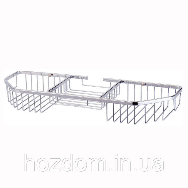 Кошик для ванної прямокутний 40.5*13*5 см з 3 секціями