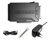 Promo Ціна! Адаптер для жорсткого диска SSD/HDD 3 в 1 TISHRIC 8764 SATA-USB IDE - тільки на ZaGrosh.com.ua