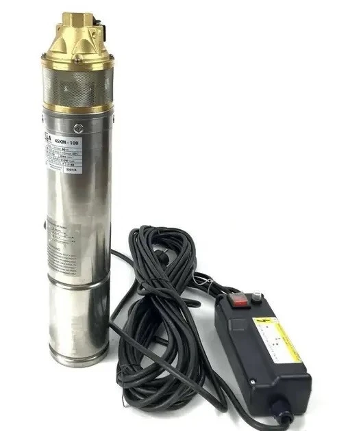Глибинний насос Wisla 4 SKM 100-0.75 kw 10 м кабеля пульт (401018)