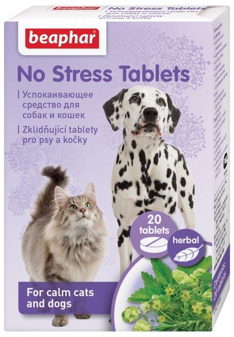 Beaphar No Stress Tablets заспокійливі таблетки для собак та котів 10 таблеток (1 блістер)