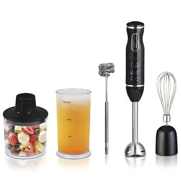 Блендер Domotec R314B 2 швидкості 400Вт 600мл Чорний, фото 1