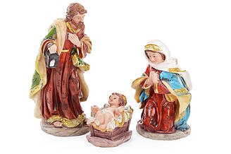 Різдвяний Вертеп (набір із 3-х фігур) 16см 803-134