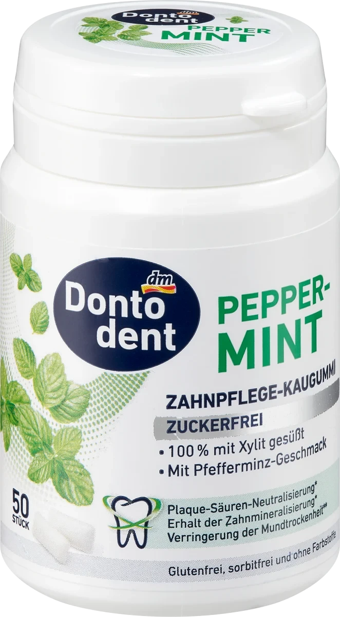 Жувальні подушечки Dontodent Peppermint, 50 шт