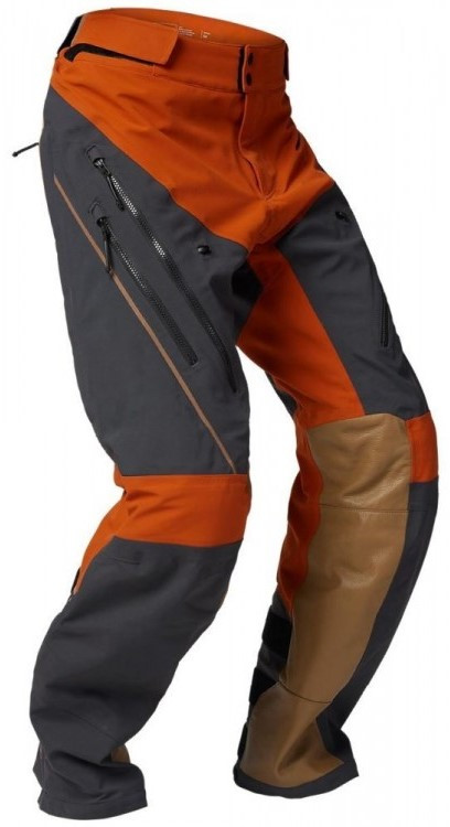 Мотоштани Fox Defend Gore-Tex Adventure помаранчевий/сірий, 38