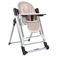 POL- Стільчик для годування дитячий пластиковий стільчик-гойдалка El Camino ME 1102 DEBUT Elegant Beige бежевий