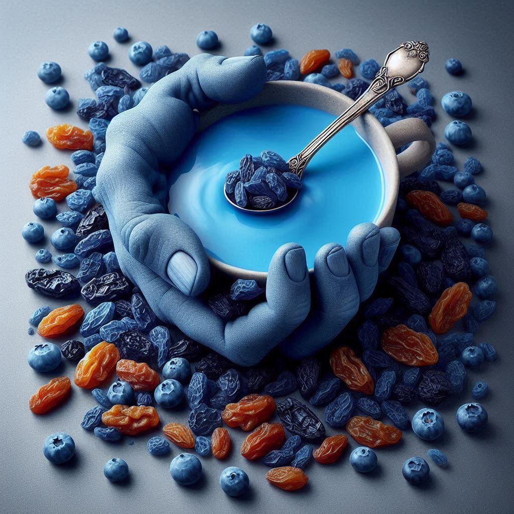 Родзинки сині тіньови МБК, фото 1