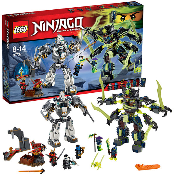 Конструктор лего ніндзя Lego ninjago Битва механічних титанів 70737