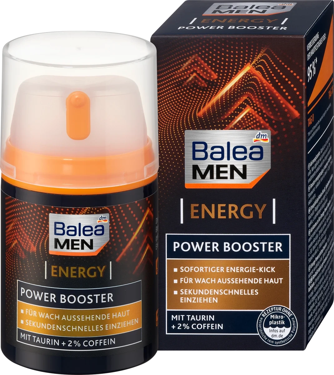 Денний крем для обличчя Balea men Energy Anti-Müdigkeits Booster, 50 мл.