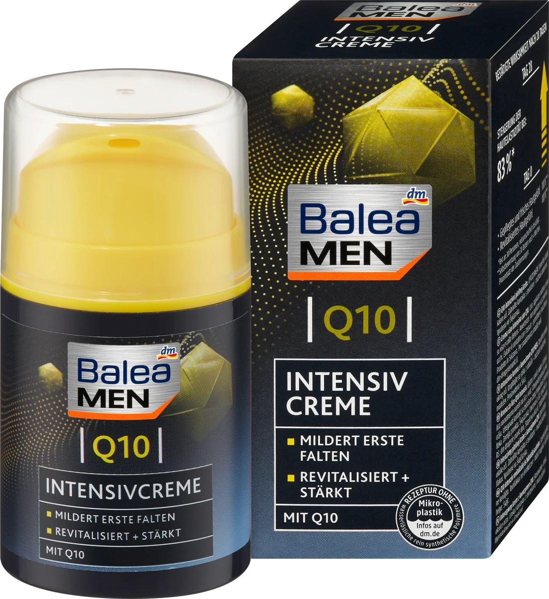 Інтенсивний крем для обличчя Balea men Q10 Intensiv, 50 мл.