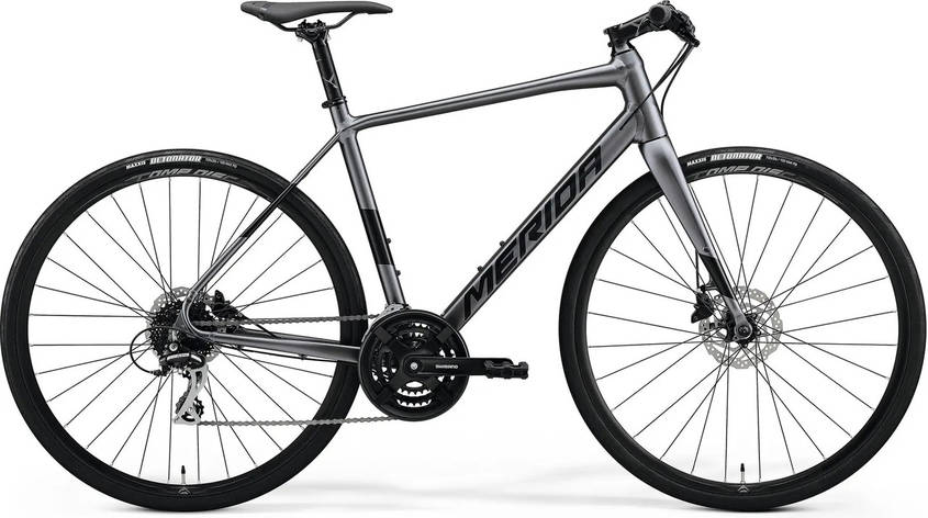 Велосипед MERIDA SPEEDER 100,L(56),SILK DARK SILVER(BLACK), фото 1