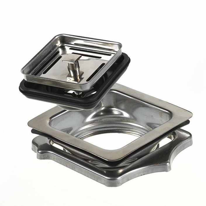 Перехідник подрібнювача відходів до мийок з квадратним зливом Reginox, Teka, In Sink Erator, Franke, Fabiano