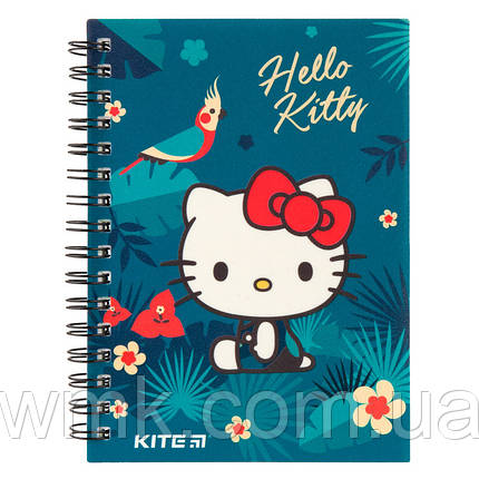 Блокнот KITE А6/80арк HK19-226 пластик.обкл.,спіраль, фото 1