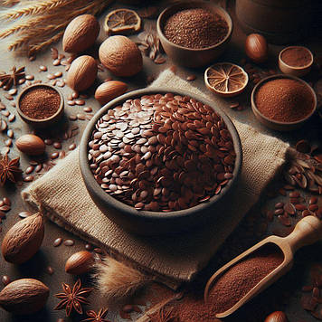 Льон Коричневий