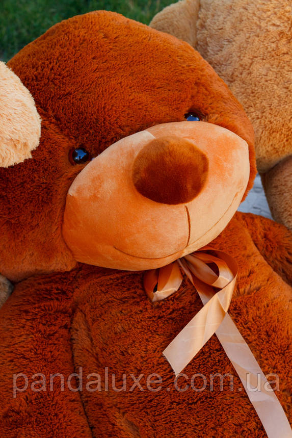 М'яка іграшка плюшевий коричневий ведмедик, фото 3
