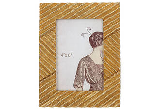 Рамка для фото 10x15см, розмір рами 16*1.8*21см, колір - золото 450-297