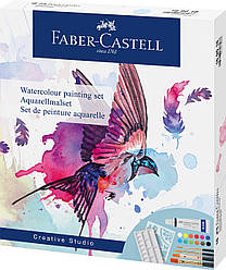 Акварель художня Faber-Castell Watercolours Painting Set 12 кол. у тубах по 9 мл з аксесуарами, 169618