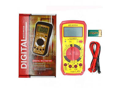 Мультиметр цифровий тестер №А9205 ТМ OPV FG