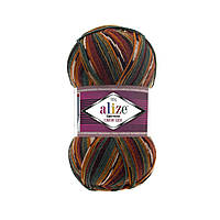 Супервош 4447 зелено-рудий меланж