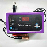 12V 24V 200AH Автоматичний зарядний пристрій для автомобільного акумулятора Інтелектуальний тип ремонту Power Charging EU адаптер