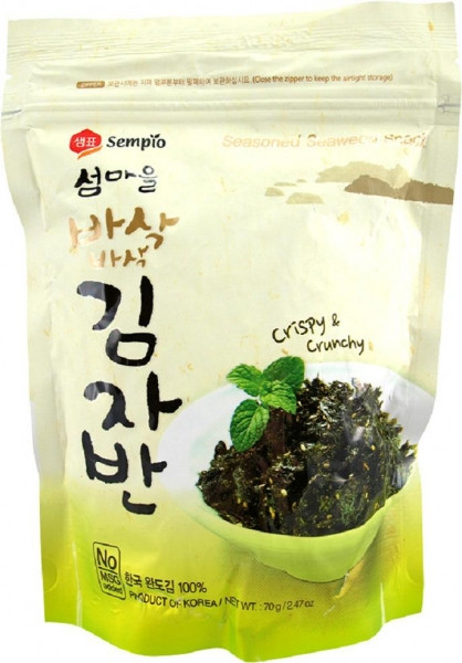 Чипси з морських водоростей із кунжутом Sempio, 50 г