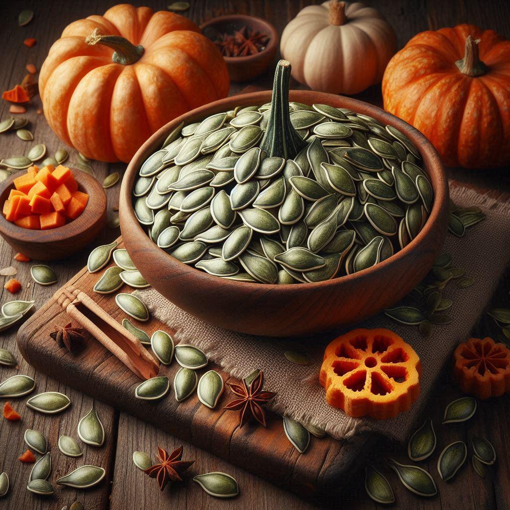 Насіння гарбуза очищ. сирі, фото 1