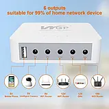 Mini DC UPS WGP 203 Powerbank 13200Mah USB, DC 5V/9V/12V/19V, ДБЖ для Роутерів, фото 2