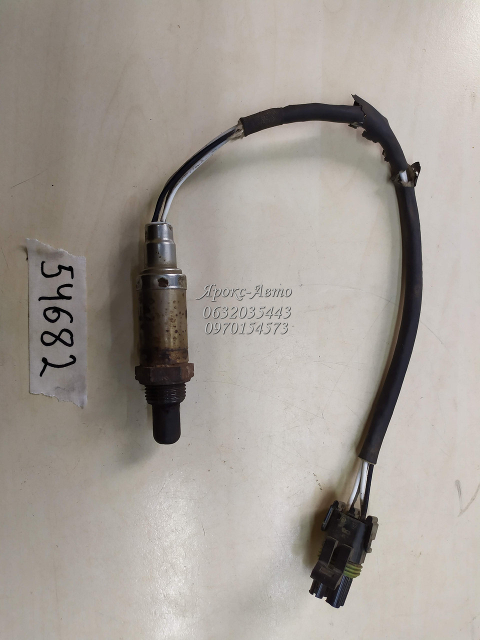 Датчик кисню лямбда зонд для автомобіля ВАЗ-2110 після каталізатора 000054682, фото 1